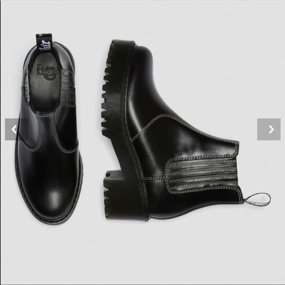 🔥LAST PAIR🔥NEW Dr. Martens Rometty Atlas Platform Chelsea Leather Boots - Picture 5 of 11